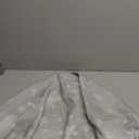 Round Fitted Tablecloth with Elastic Edged, Winter Snowflake on Gray Fitted Circle Tables Cover Wipeable Waterproof Table Cloth for Indoor Outdoor Use Tabletop Decor Christmas Theme (Grey) 44"