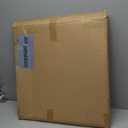 Round Ottoman Table Tray Round-24 - Rustic Wooden Serving Tray for Farmhouse Decorative Oversized Coffee Table Trays Living Room Kitchen Counter Breakfast Black