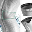 NEENCA Professional Knee Brace for Women/Men, Knee Support with Patella Pad & Side Stabilizers, Compression Knee Sleeve for Knee Joint Pain, Meniscus Tear, ACL, PCL, Runner, Workout - FSA/HSA Approved (XX-Large, Grey)