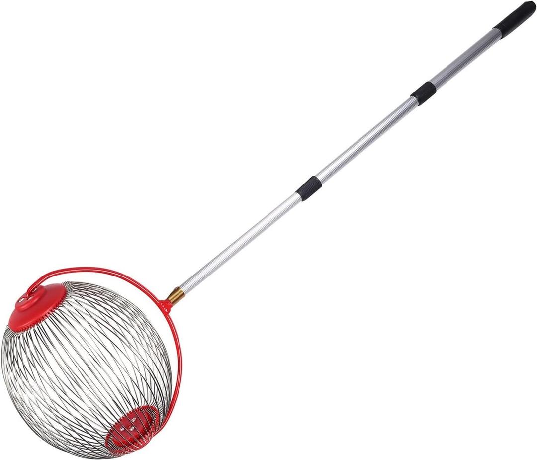 Nut Harvester Ball Picker Stainless Steel Adjustable Nut Gatherer Adjustable Collect Walnuts Pecans Crab Apples Electric tool accessories