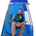 Sports Tent Weather Proof Pod, Sports Tent Pod Outdoor Lightweight Portable Instant Pop Up Shelter for Cold Weather, 1 Person, Fishing