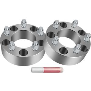 5x5 Wheel Spacers 2 Inch for JK Wrangler, 87.1mm CB Spacers Adapter with 10.9 Grade 1/2" Studs for XK Commander, for WJ WK Grand Cheroke, for Safari