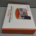 Cordless Heating Pad with Massager for Back Pain Relief, 10000mah Portable Lower Back Massager 63" Large Heating Pad for Cramps with 3 Heat 3 Vibration, Gifts for Women Men Mom Dad Seniors