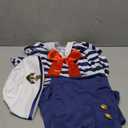 Nautical Bachelorette Party Favors | 5 Nautical Costume | Breathable Comfortable Women's Sailor Outfit for Halloween Cosplay Carnivals Fancy Dress Parties,M