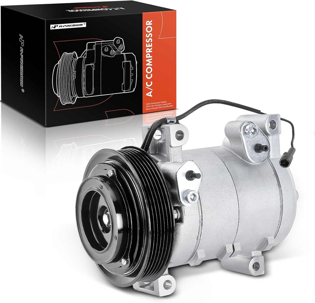 A-Premium Air Conditioner AC Compressor with Clutch
Compatible with Isuzu Axiom 2002-2004, Trooper 2002, Rodeo Sport 2001-2003 & Honda Passport 1998-2002
