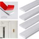 Peel and Stick Panels Molding Trim, Self-Adhesive Wall Paneling Strip, Flexible Chair Rail Classic Wall Trim for Home Decoration  (1.1in*10ft)