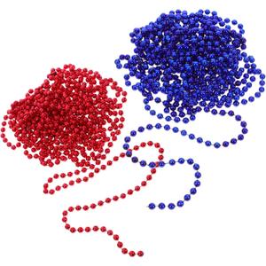 PRETYZOOM Patriotic Beaded Garland Chain Independence Day Memorial Day Decor for Tiered Tray Easy Installation Versatile Holiday Decorations Box