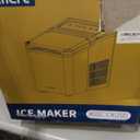 Ice Makers Countertop, 26.5Lbs/24H Ice Machine with 2 Sizes Bullet Ice, 9 Ice Cubes Release in 6 Mins, Self-Cleaning Portable Ice Maker with Ice Scoop and Basket for Home Kitchen Office Bar RV