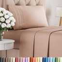 Twin XL Size 3 Piece Sheet Set - Comfy Breathable & Cooling Bed Sheets Set - Hotel Luxury Bedding for Women, Men, Kids, Teens, Boys & Girls - Deep Pockets, Ultra-Soft, Wrinkle Free - Oeko-Tex - Mauve