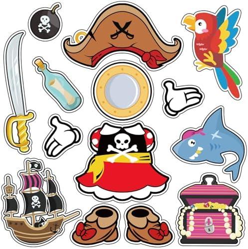 14Pcs Cruise Door Decorations Magnetic Cute Large Nautical Cruise Door Magnets Decorations Reusable Refrigerator Magnets for Cruise Ship Door Decorations (Pink)