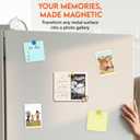 Magnetic Picture Frames - Mother's Day Hi Grandma & Grandpa' Ultrasound Fridge Magnet Photo Frame - Pregnancy Announcement Gift for Grandparents - Refrigerator Decor