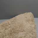 OLANLY Beige Round Rugs for Bedroom - Machine Washable, 4 ft Circle Area Rugs for Living Room, Soft and Fluffy Shaggy Carpet for Teen Girls and Boys, Nursery Rooms, Dorms, Home Decor Aesthetic