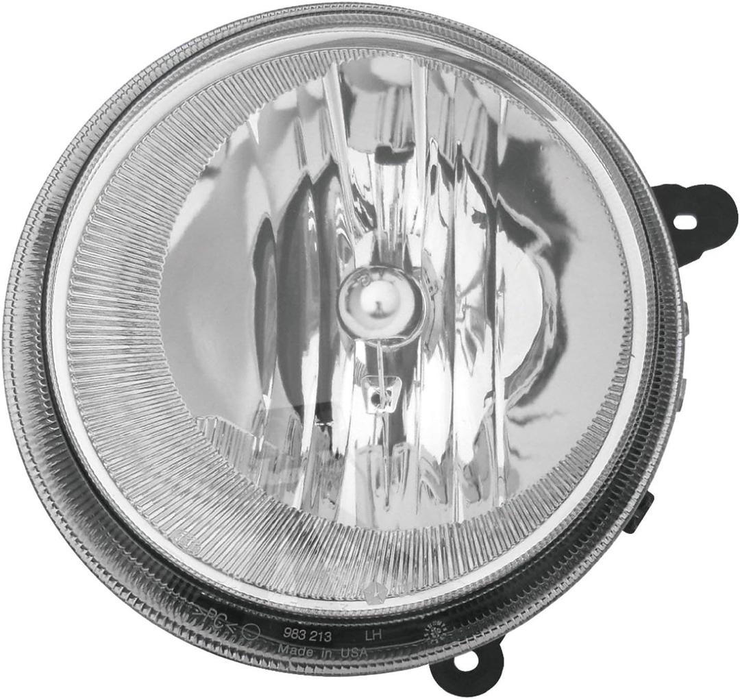 Dorman 1591915 Driver Side Headlight Assembly Compatible with Select Jeep Models (Clear)