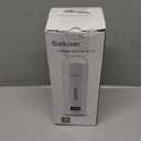 Sekaer Travel Electric Tea Kettle Portable Small Mini Coffee Kettle, with 4 Variable Presets, Personal Hot Water Boiler 304 Stainless Steel with Auto Shut-Off & Boil Dry Protection, SY-618B (Black Gold)