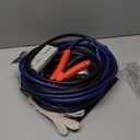 SAFEMATE 0 Gauge 30 Feet Jumper Cables Heavy Duty, 1000 Amp Quick Connect Plugs for Truck with Carry Bag