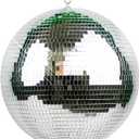 Youdepot 16-Inch Large Disco Ball  Big Hanging Mirror Ball Disco Ball Decor for Disco Party Decorations, Weddings, Events, Disco Christmas Decor, and Home Celebration
