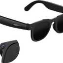 AI Smart Glasses with Camera, 800W HD Anti-Shake Video Glasses, 1080P Video Recording Sunglasses, Real-Time Translation, Voice Assistant, Bluetooth Calling, for Outdoor, Travel and Vlog Shooting