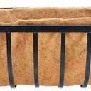 Arcadia Garden Products Hanging Window Basket Metal Trough, 48-inch
