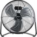 Comfort Zone 20-Inch High-Velocity Industrial Floor Fan, Heavy-Duty 3-Speed Metal Shop Fan with 180° Adjustable Tilt & Carry Handle, Quiet Vibration-Free Cooling for Garage, Workshop, & Home