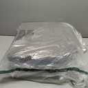 IASEAHK Chair Cushions for Dining Chairs Set of 4, Non Slip Kitchen Chair Pads, 17" x 16" x 2", Indoor Dining Chair Cushions with Ties, D-Shaped Seat Cushions for Kitchen Chairs, Light Brown