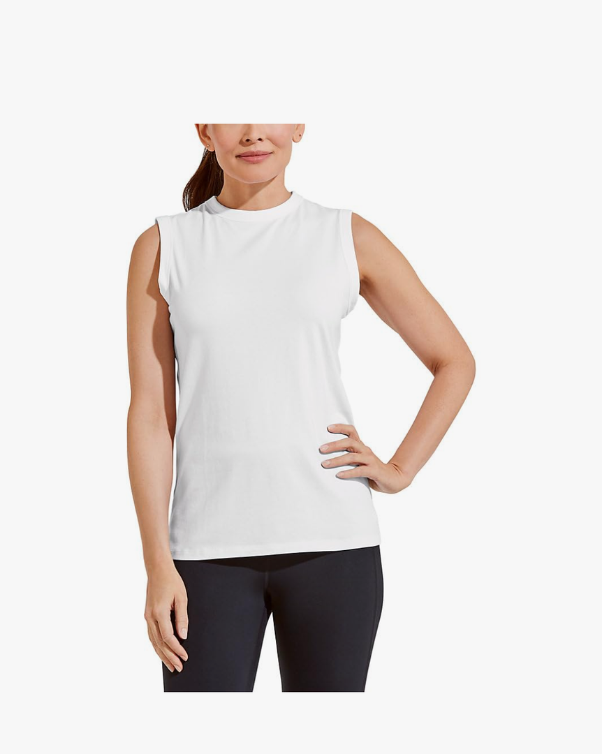 Women's LumaLeo High Neck Tank Top - Sun Protective, Size S