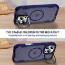 Korecase Magnetic for iPhone 16 Pro Case 6.3" [Compatible with Magsafe] Military-Grade Drop Proof Double Protection Bumper Phone Case Frosted Blue