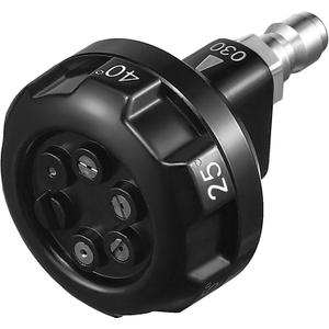 Pressure Washer Nozzle, 6 in 1 Quick Change Over Spray Nozzle, Adjustable High Power Washer Nozzle Tips with 1/4" Quick Connect, 4000 PSI