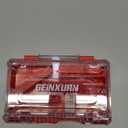 Geinxurn 1Pc Red Storage Box Case, small parts box with detachable divider, Screwdriver Bit Set Box