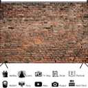 YYNXSY 10X8FT Brick Wall Background Primary Color Background Large Fabric Brick Photo Background Baby Shower Birthday Party Wedding Graduation Home Decoration Photo Booth Prop Banner YY-7