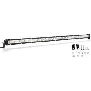 Willpower 25 Inch 120W Single Row Led Light Bar Flood Spot Combo Beam Slim Off Road Light Fog Work Lamp Driving Lights for 4X4 Tractor Truck Boat ATV UTV SUV