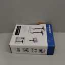 Pair of Studio Monitor Stands Desk Clamp Speaker Stands 0-12Tilt Height Adjustable with Cable Management