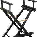 Casual Home 24-Inch Director Chair, Black Frame