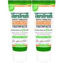 TheraBreath Fresh Breath Dentist Formulated Fluoride Free Toothpaste, Mild Mint, 4 Ounce (Pack of 2), Multi