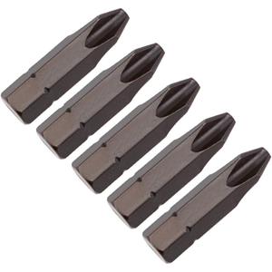 uxcell 5pcs 5/16" Hex Shank 32mm Length Magnetic Phillips Cross Screwdriver, PH3 Head Screwdriver Bits S2 Alloy Steel