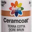 Delta Creative Ceramcoat Acrylic Paint in Assorted Colors (2 oz), 2071, Terra Cotta