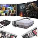 Classic Mini Retro Game Console,AV and HDMI Output Handheld Game System with Dual Wireless Controllers,Plug and Play(WB).