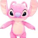 Kids Preferred Disney Baby Lilo & Stitch Angel Soft Huggable Stuffed Animal Cute Plush Toy for Toddler Boys and Girls, Gift for Kids, Pink Angle 16 Inches