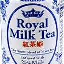 Sangaria Royal Milk Tea, Black Tea Infused with 25% Milk, 8.96 Fluid Ounce (Pack of 24)