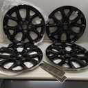Wheel Skins comeptible with Jeep Cherokee 2014-2018 ; Set of 4 Pack;Glossy Black Wheel Covers;Set of 4 Packs;17 inch
