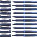 Schneider One Business Rollerball Pen, 0.6 mm Ultra-Smooth Tip, Blue Barrel, Blue Ink, Box of 10 Pens (183003)