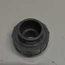 NDS U-1250-S PVC Pipe Fitting, 1-1/4-Inch Slip Union, Schedule 80, EPDM O-Ring, Gray