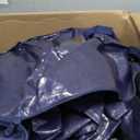 6 Pack Extra Heavy Duty Large Moving Bags with Strong Zipper & Comfortable Handles, Sturdy & Durable Clothes Storage Bags Totes Bins, Blue Packing Moving Boxes for College Supplies, Dark Blue