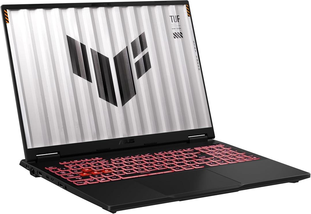 ASUS TUF Gaming A16 (2025) Copilot+ PC Gaming Laptop, 16 16:10 165Hz Display, AMD Ryzen AI 9 HX 370, NVIDIA GeForce RTX 4070, 32GB LPDDR5X, 1TB PCIe Gen 4.0 SSD, Wi-Fi 6E, Windows 11, FA608WI-AB96