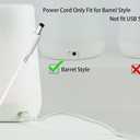 LEFXMOPHY Power Cord Replacement for Hatch Baby Rest Sound Machine Night Light, Barrel Style 5V 1A White AC Supply Adapter Cable 5ft