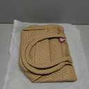 JINMANXUE Fashion Woven Bag Shopper Bag Travel Handbags and Purses Women Tote Bag Large Capacity Shoulder Bags (Apricot1)