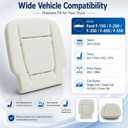 NLQR Replacement Driver Bottom Foam Seat Cushion Pad | High Density | Compatible with Ford F150 2015-2020 F250 F350 F450 F550 2015-2020 | XLT STX FX4 FX2 | All Cab Types FL3Z15632A23A