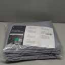 LuxClub 4 PC California King Size Sheet Set Deep Pockets 18" Wrinkle Free Cooling Sheets Machine Washable Hotel Bedding Silky Soft - Light Grey California King