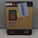 11" Folding Step Stool, Non-Slip 16x12 Large Platform, Portable Compact Sturdy 1-Step Stools for Kids Adults Seniors at Indoor Outdoor - Durable & Safe (11 inch, Black)