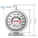 KT THERMO 6PCS Oven Thermometer150-600F, Oven Grill Fry Chef Smoker Analog Thermometer Instant Read Stainless Steel Kitchen Cooking Thermometer