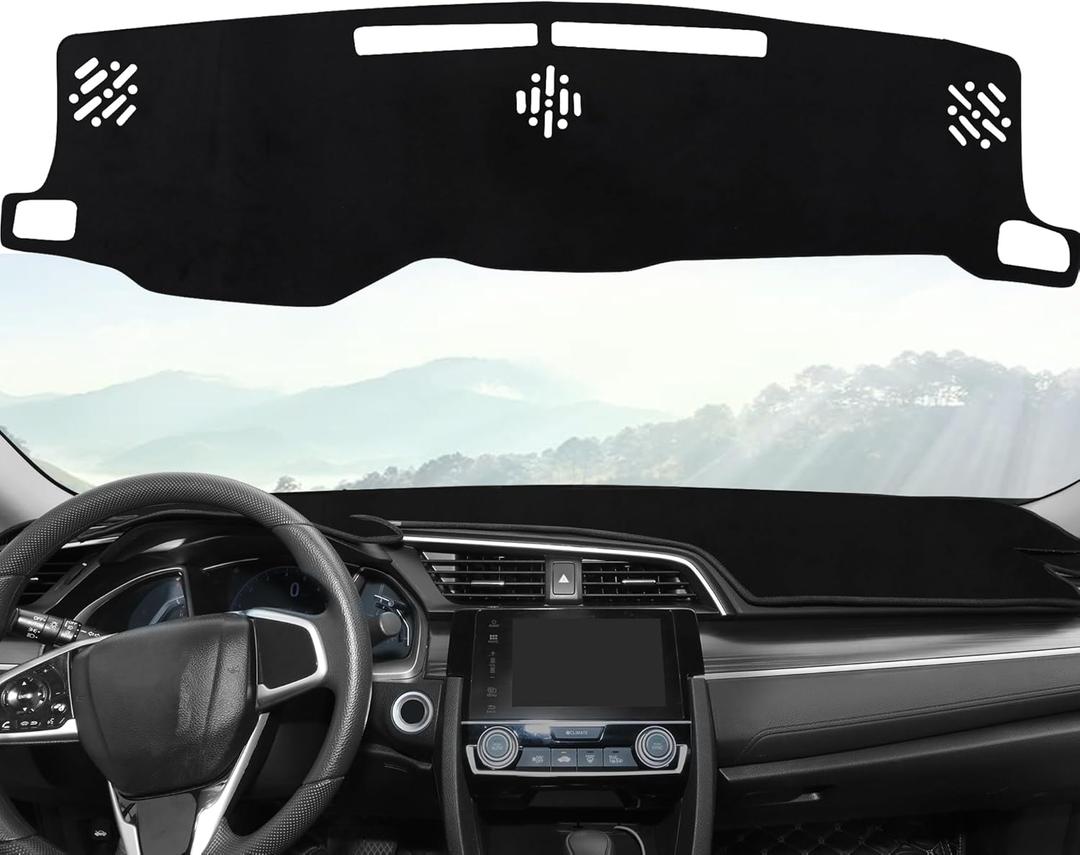 Dash Cover Custom Fit for Toyota 4Runner 2025 2026 Advanced Sun Glare Reducer UV Protection Dashboard Cover Mat Premium Black Flannel Dash Mat Non-Slip Easy Install